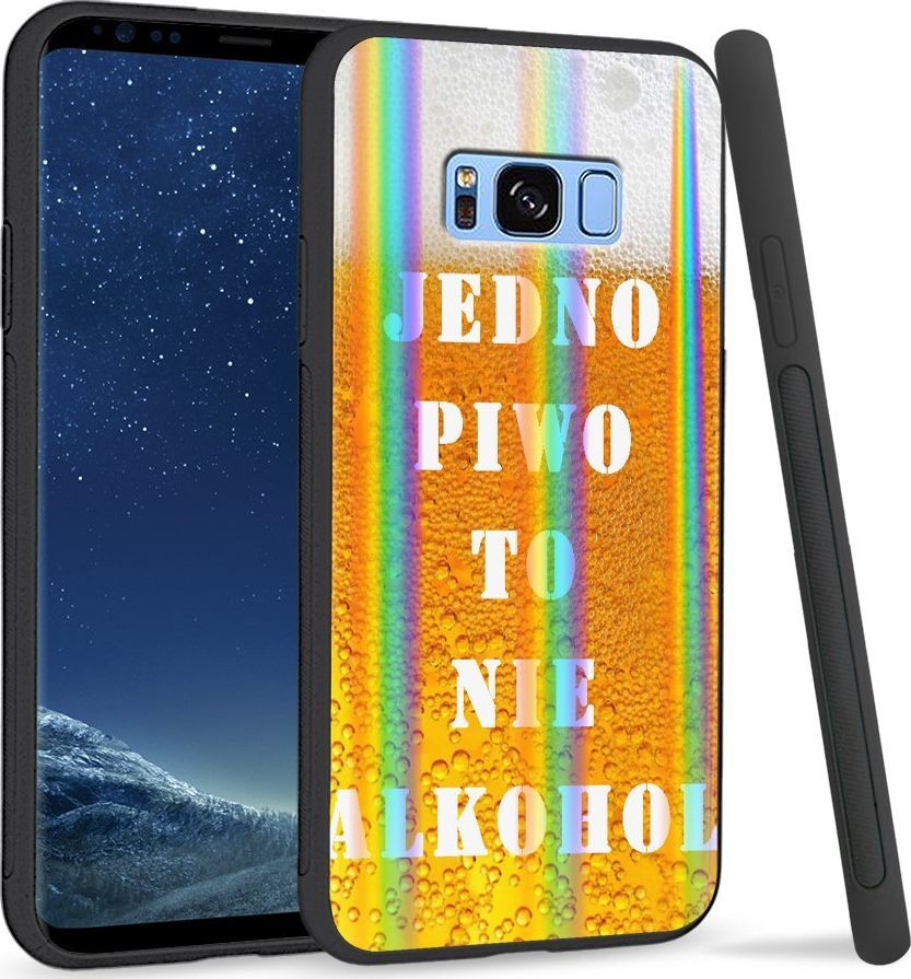 Super Fashion Etui Rainbow Series na Samsung S8 Plus Jedno piwo to nie alkohol 1