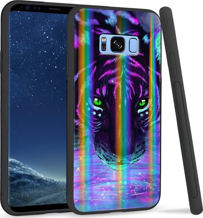 Super Fashion Etui Rainbow Series na Samsung S8 Plus Tiger 1