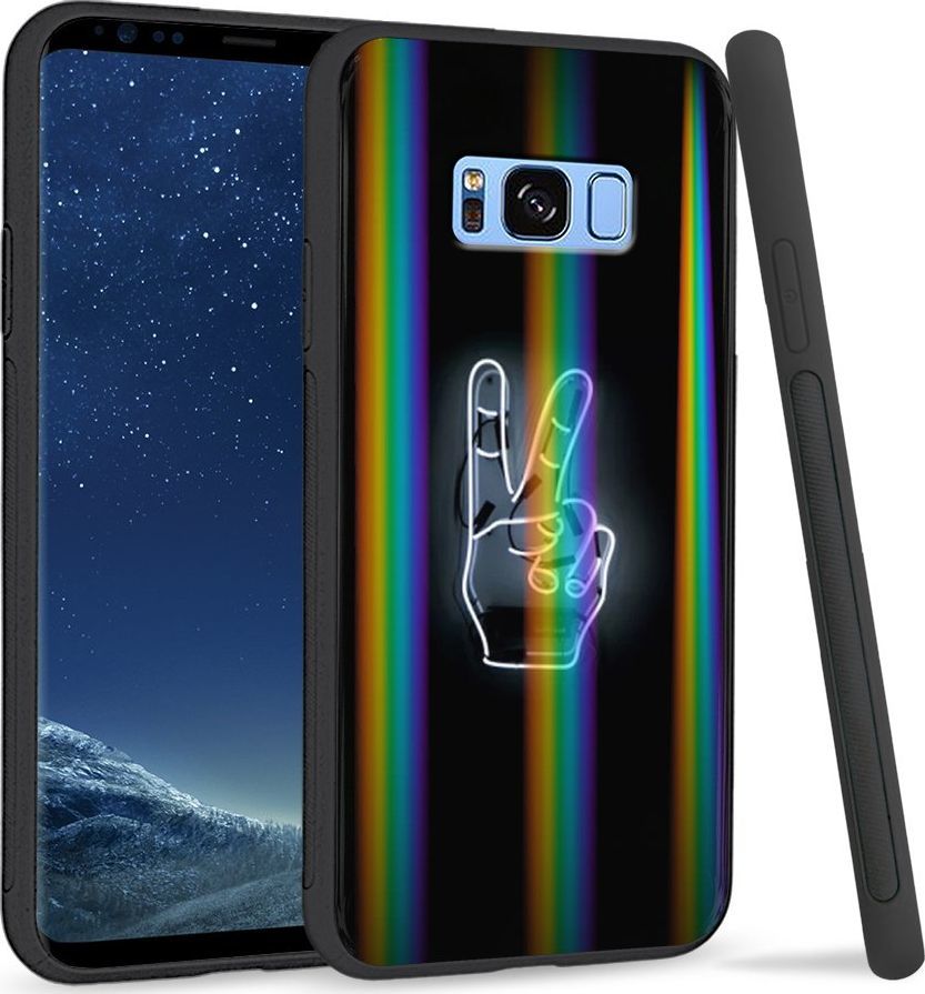 Super Fashion Etui Rainbow Series na Samsung S8 Plus Peace 1