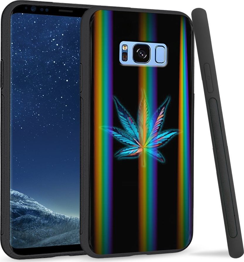 Super Fashion Etui Rainbow Series na Samsung S8 Plus Liść 1