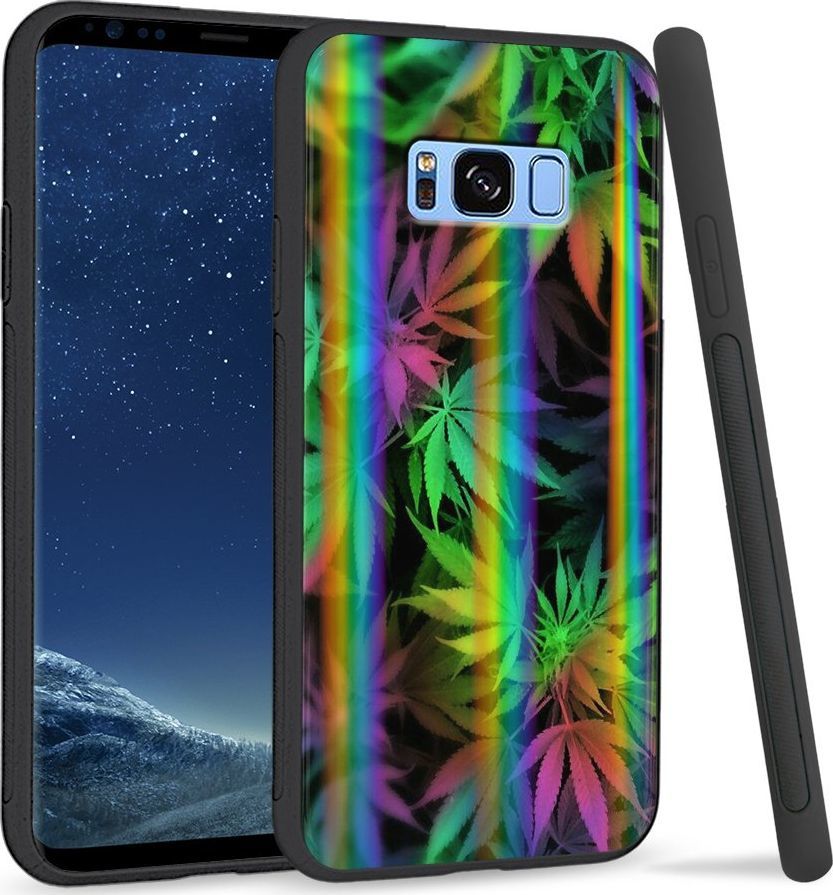Super Fashion Etui Rainbow Series na Samsung S8 Plus Tęczowe Zioło 1
