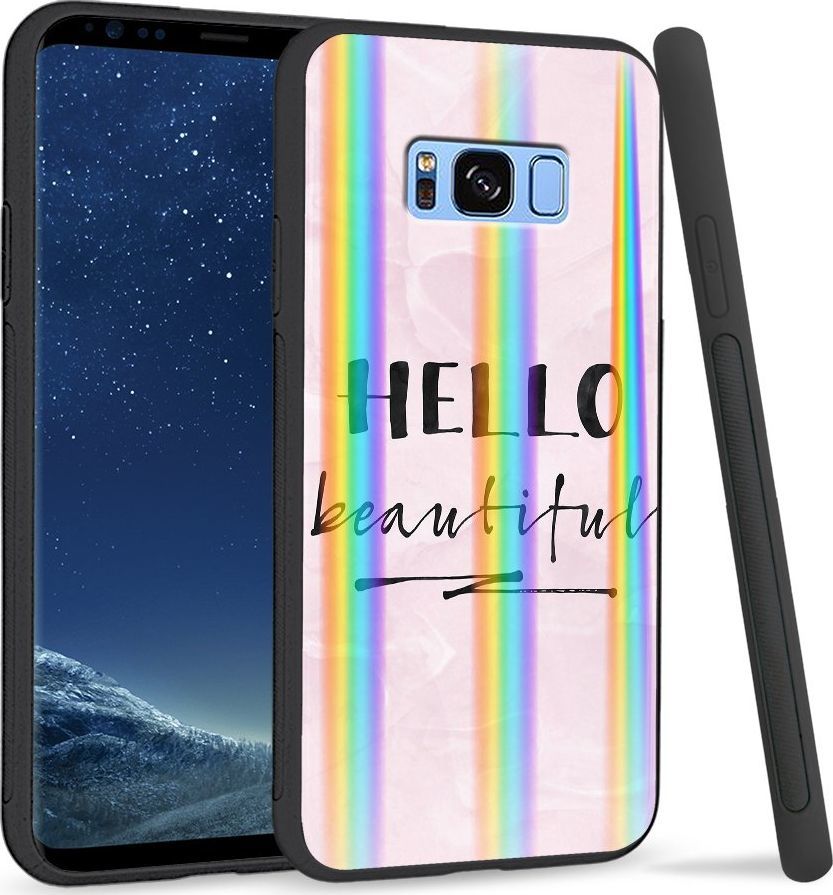 Super Fashion Etui Rainbow Series na Samsung S8 Plus Hello Beautiful 1