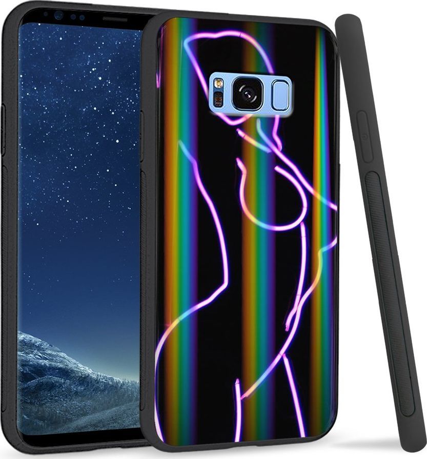 Super Fashion Etui Rainbow Series na Samsung S8 Plus Lady Black 1