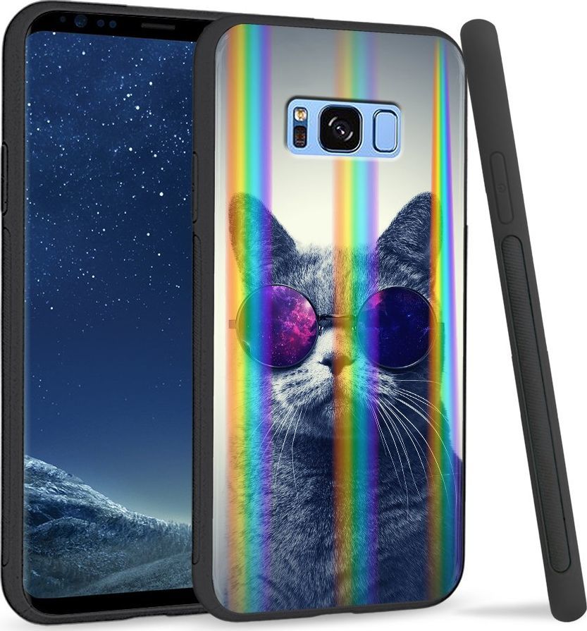 Super Fashion Etui Rainbow Series na Samsung S8 Plus Cat 1