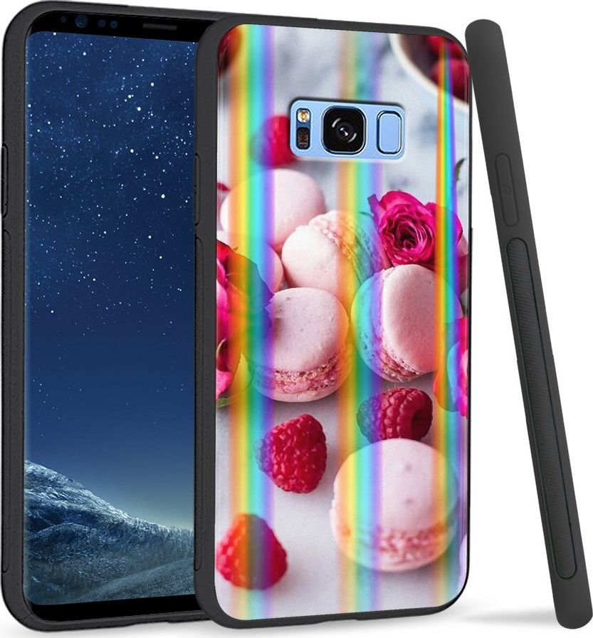 Super Fashion Etui Rainbow Series na Samsung S8 Plus Ciasteczka 1