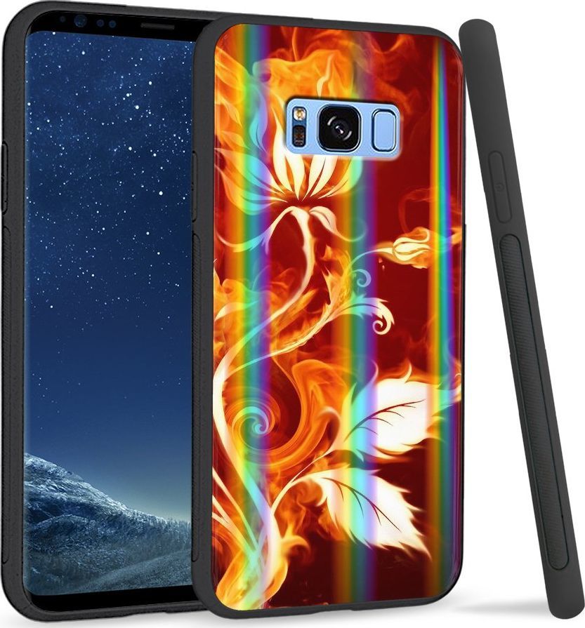 Super Fashion Etui Rainbow Series na Samsung S8 Plus Frozen Flower 1