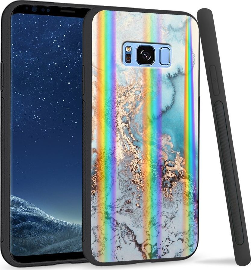 Super Fashion Etui Rainbow Series na Samsung S8 Plus Abstrakcja 1