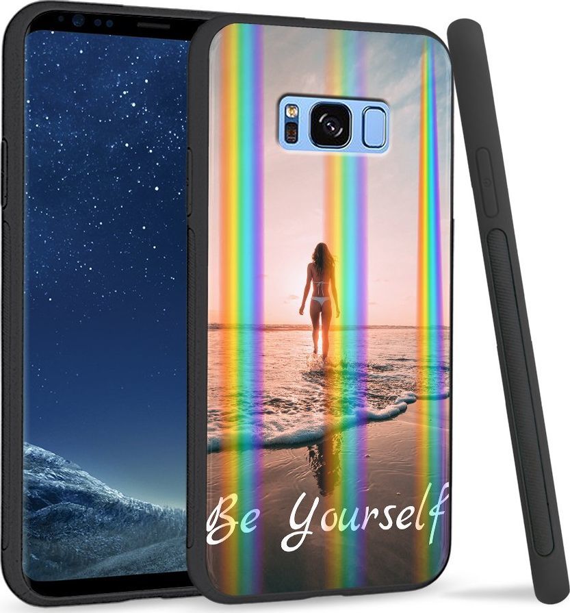Super Fashion Etui Rainbow Series na Samsung S8 Plus Be Yourself 1