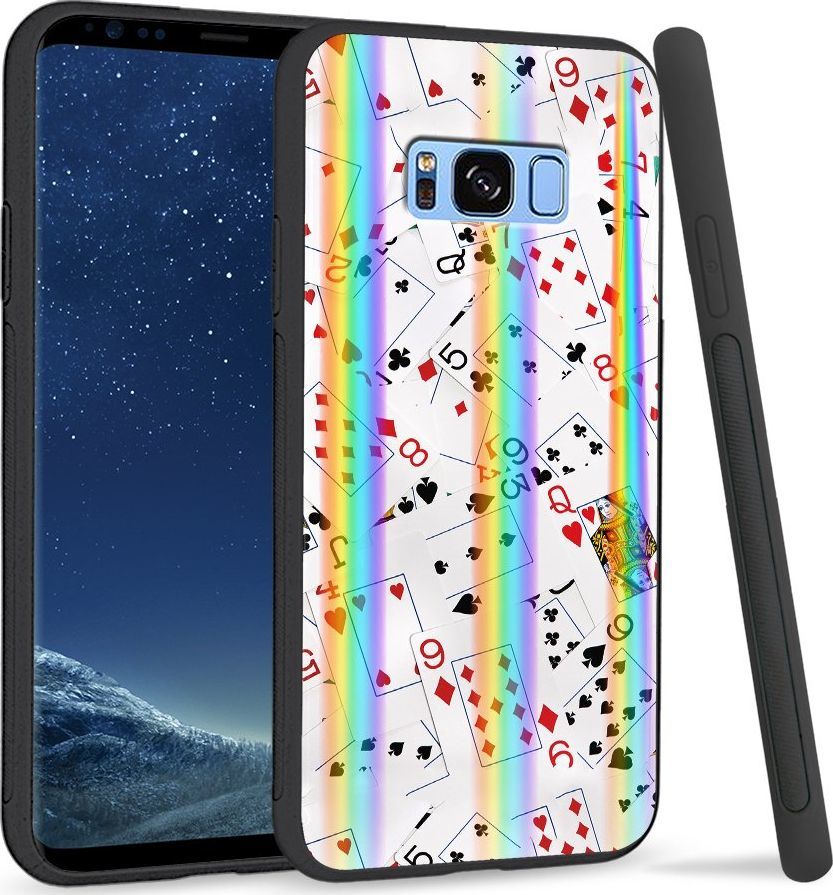 Super Fashion Etui Rainbow Series na Samsung S8 Plus Talia kart 1