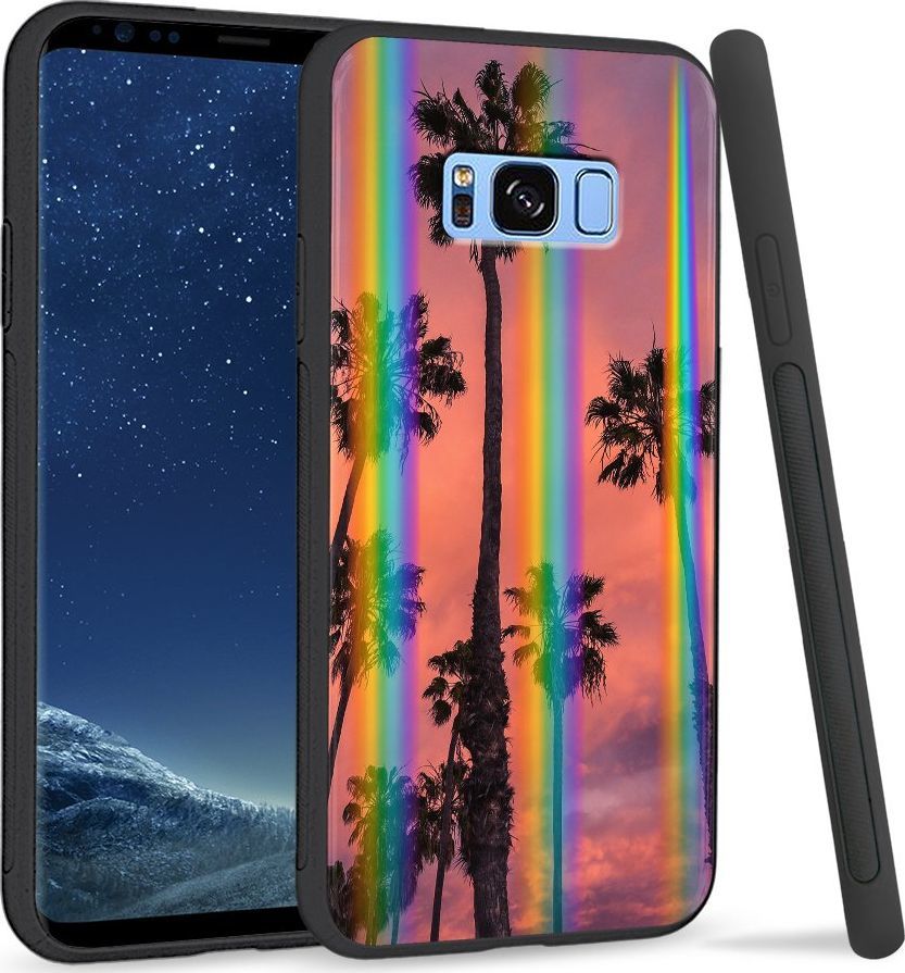 Super Fashion Etui Rainbow Series na Samsung S8 Plus Palms 1