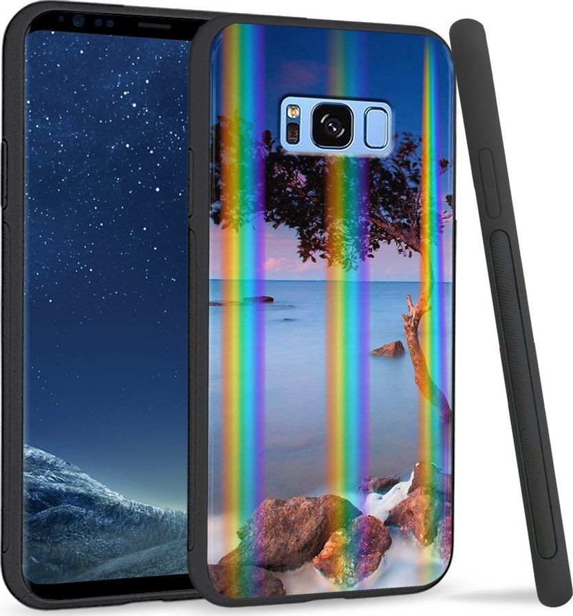 Super Fashion Etui Rainbow Series na Samsung S8 Plus Tree 1