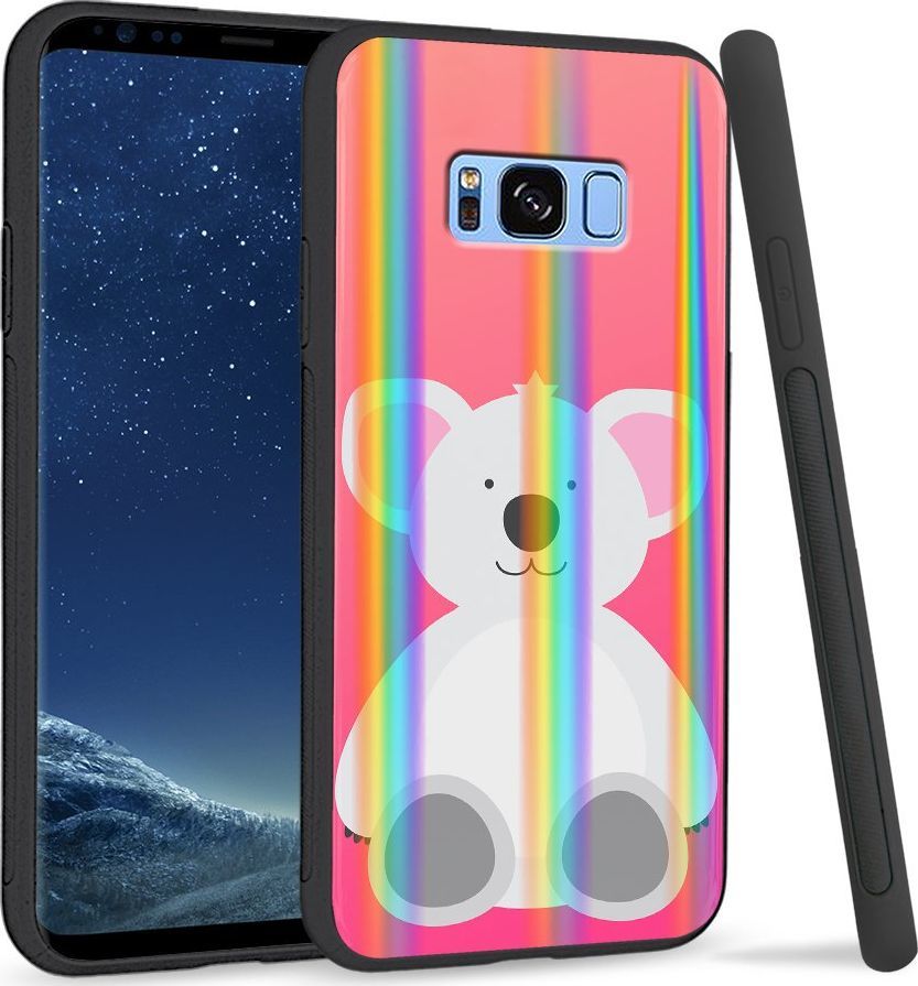 Super Fashion Etui Rainbow Series na Samsung S8 Plus White Bear 1
