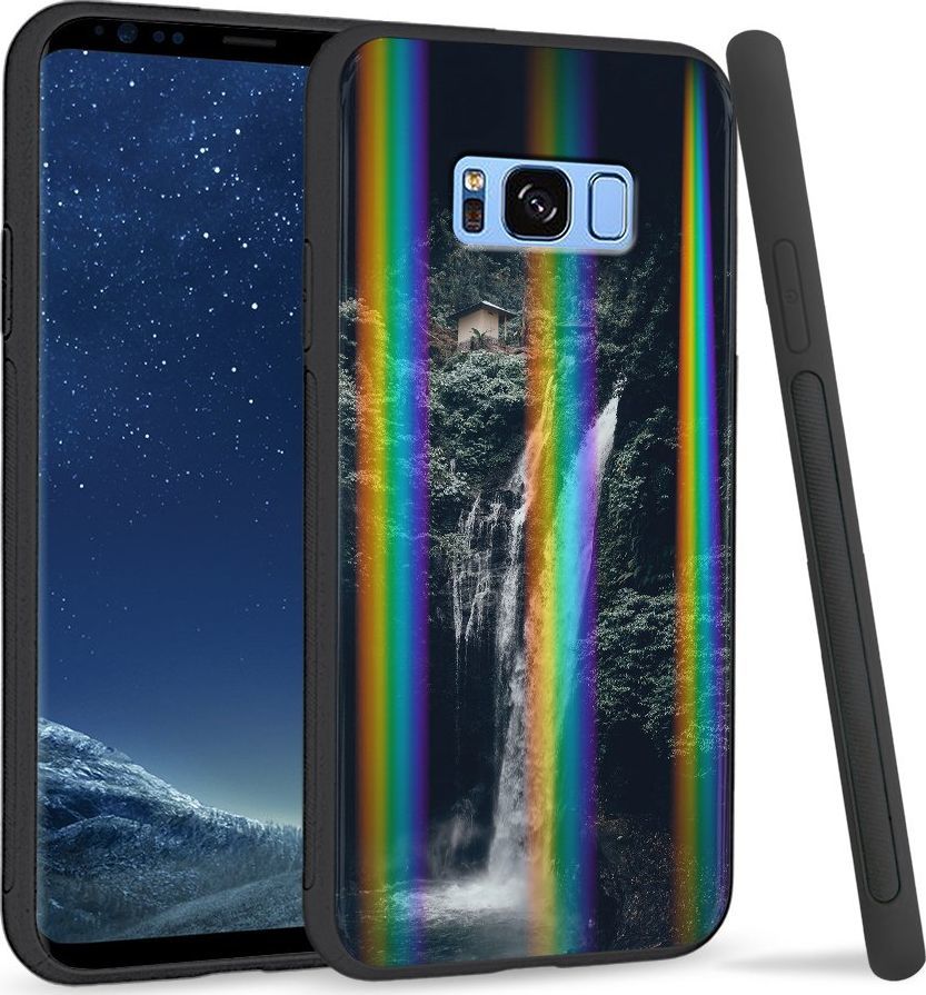 Super Fashion Etui Rainbow Series na Samsung S8 Plus Wodospad 1