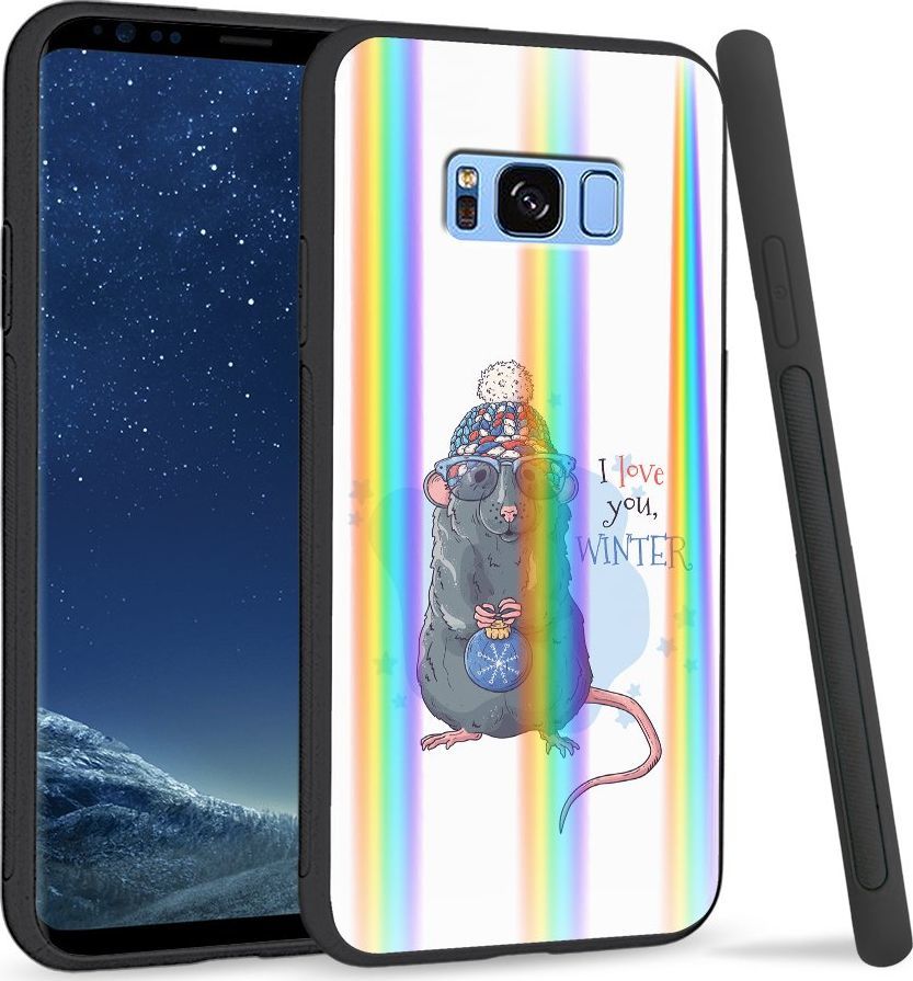 Super Fashion Etui Rainbow Series na Samsung S8 Plus Myszka 1