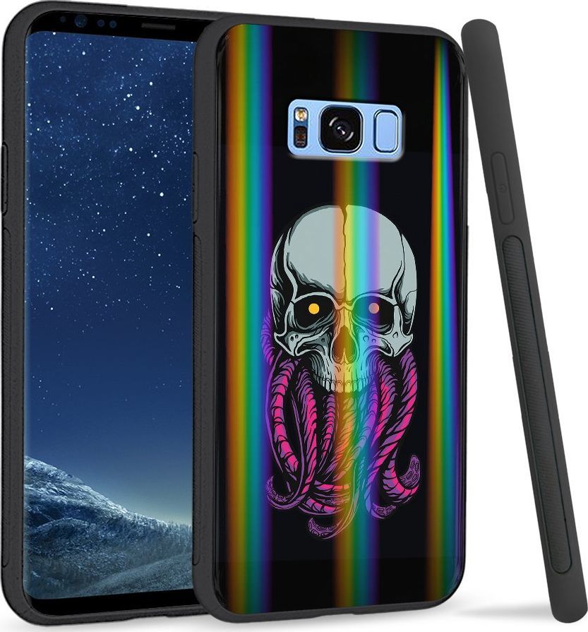 Super Fashion Etui Rainbow Series na Samsung S8 Plus Starszna czaska 1