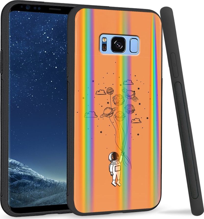 Super Fashion Etui Rainbow Series na Samsung S8 Plus Kosmiczne balony 1