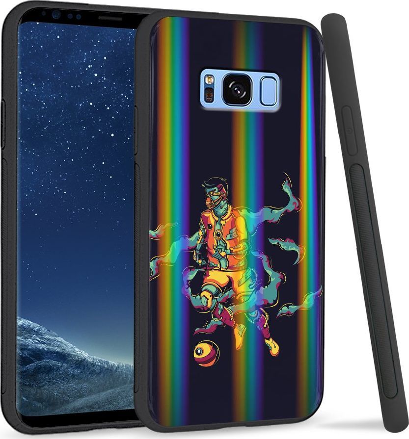 Super Fashion Etui Rainbow Series na Samsung S8 Plus Kosmiczna gra 1