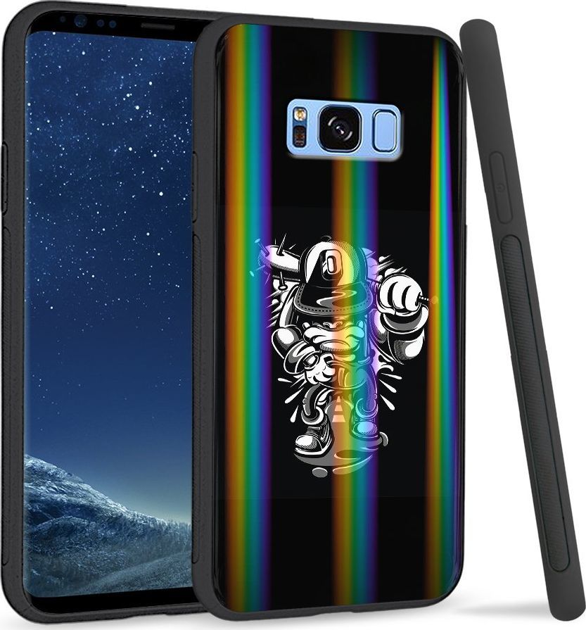 Super Fashion Etui Rainbow Series na Samsung S8 Plus Małpa gangster 1