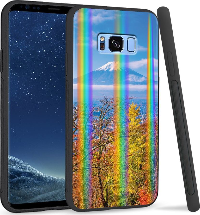Super Fashion Etui Rainbow Series na Samsung S8 Plus Widk vulkan 1