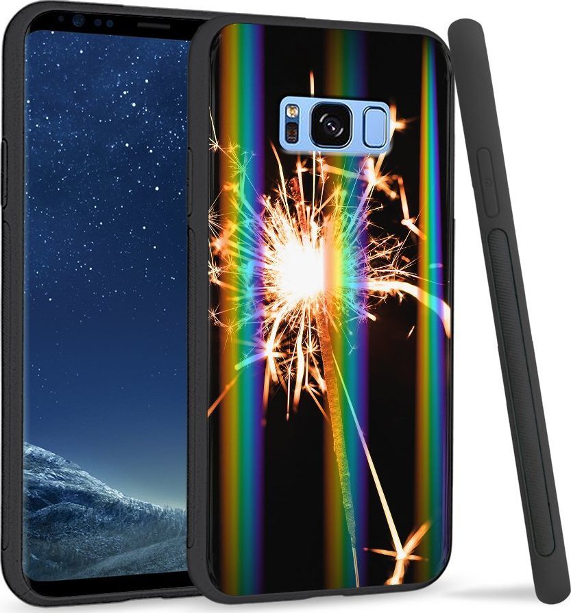 Super Fashion Etui Rainbow Series na Samsung S8 Plus Zimne ognie 1