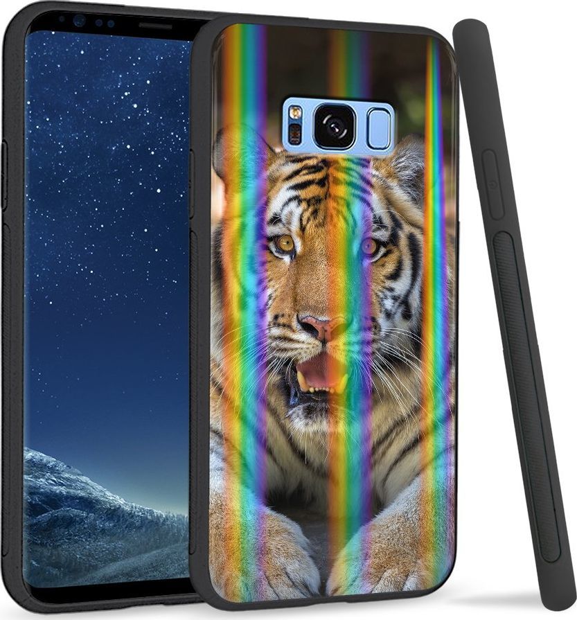 Super Fashion Etui Rainbow Series na Samsung S8 Plus Tygrys 1
