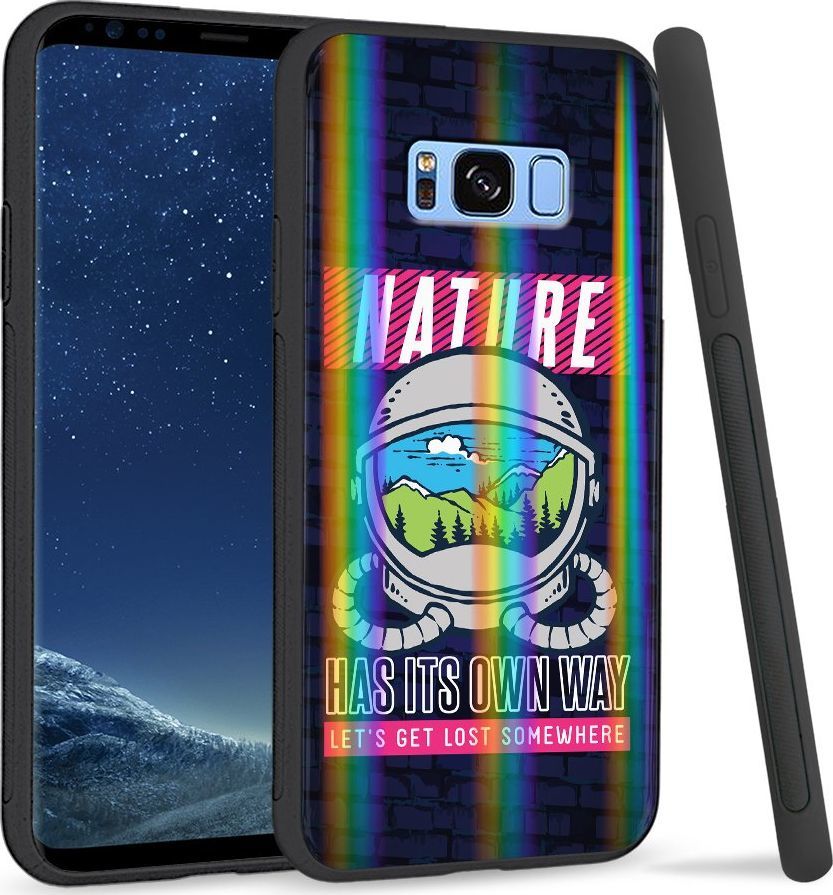 Super Fashion Etui Rainbow Series na Samsung S8 Plus Nature 1