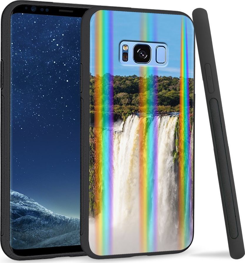 Super Fashion Etui Rainbow Series na Samsung S8 Plus Wodospady 1