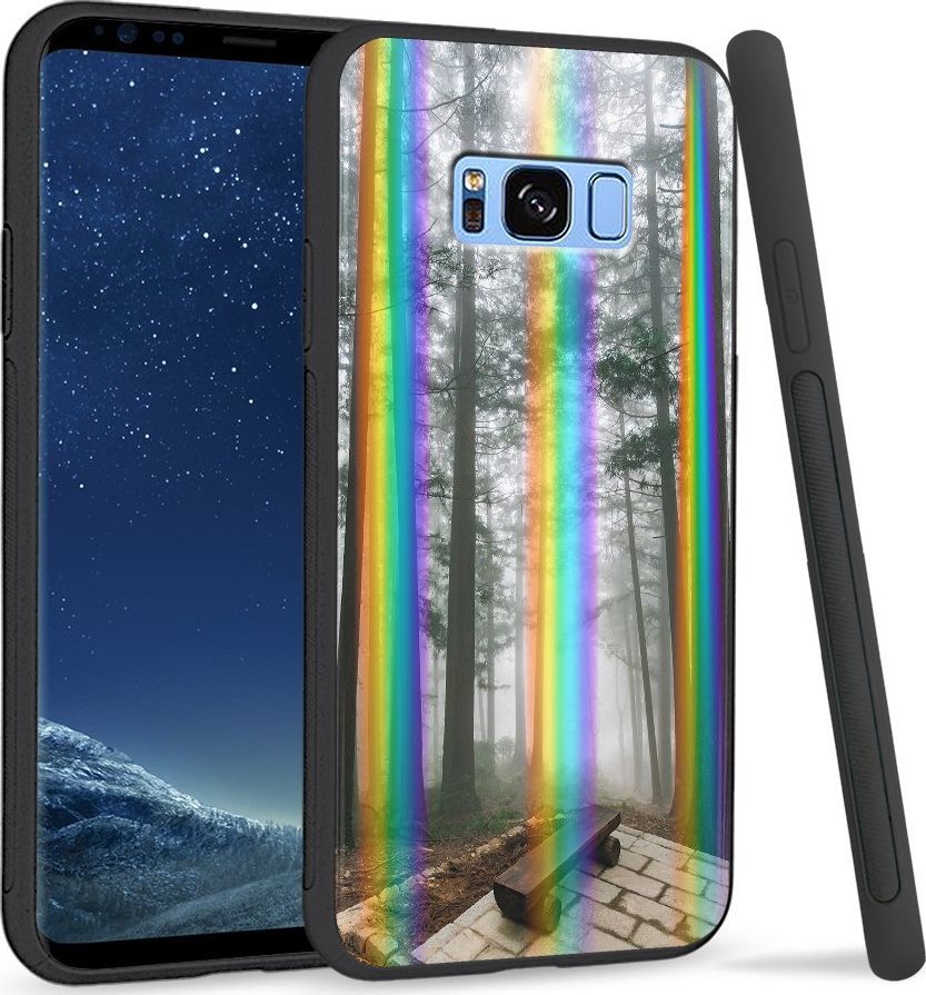 Super Fashion Etui Rainbow Series na Samsung S8 Plus Rower 1
