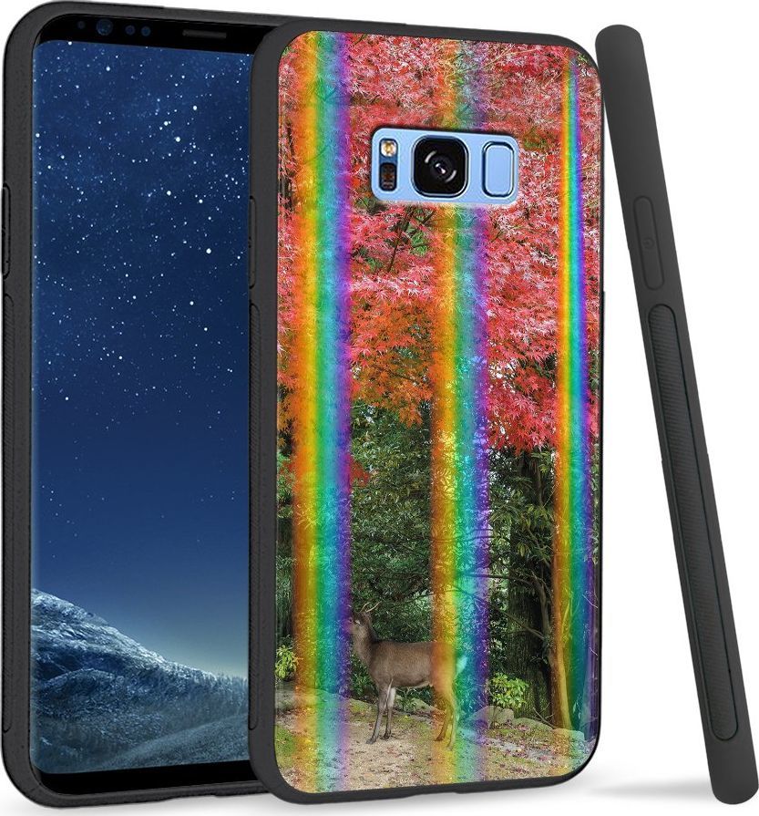 Super Fashion Etui Rainbow Series na Samsung S8 Plus Jeleń 1