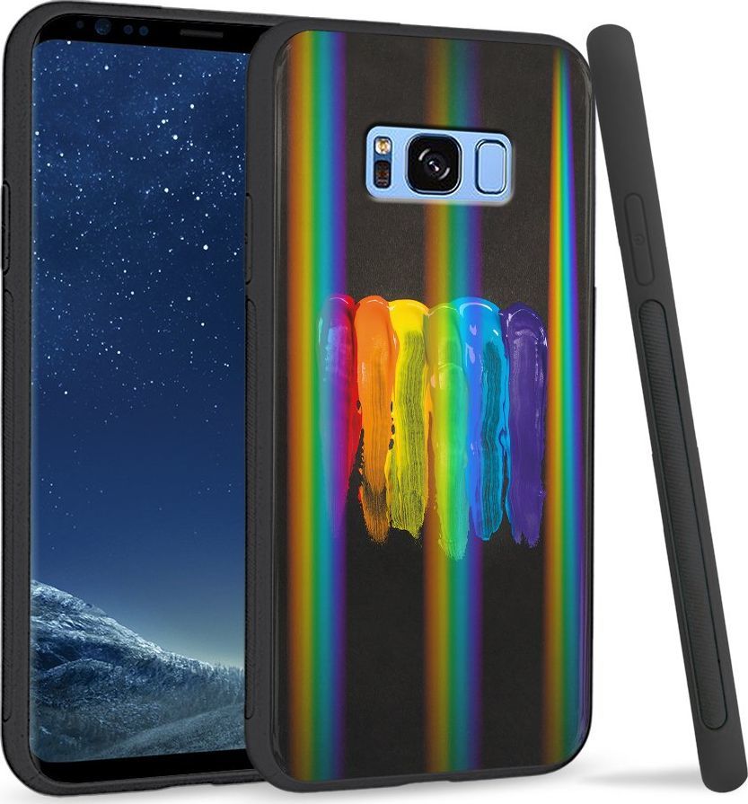 Super Fashion Etui Rainbow Series na Samsung S8 Plus Zabarwienie 1