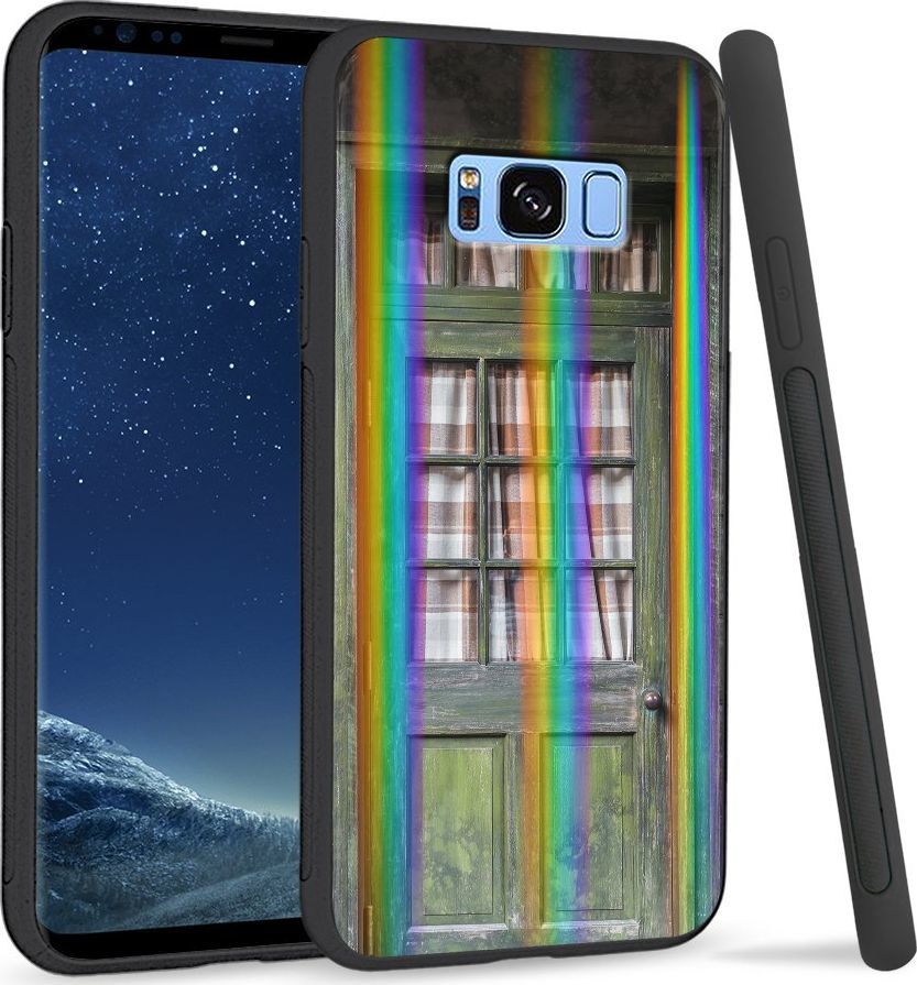 Super Fashion Etui Rainbow Series na Samsung S8 Plus Stare drzwi 1