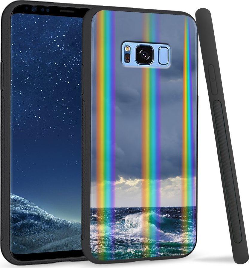 Super Fashion Etui Rainbow Series na Samsung S8 Plus Fale na morzu 1