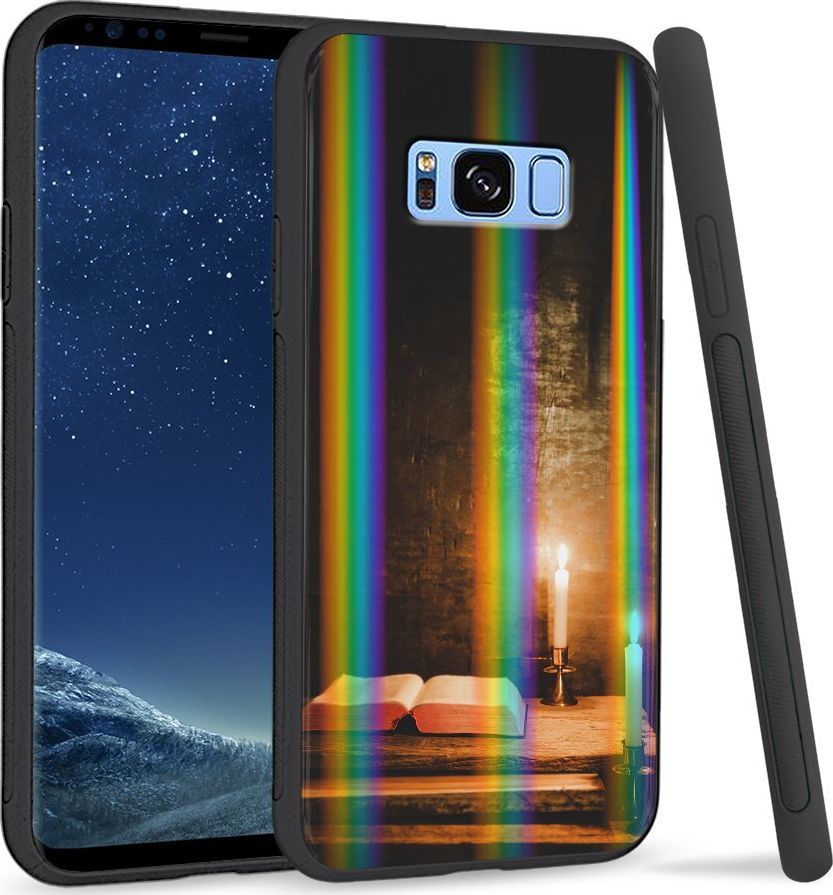 Super Fashion Etui Rainbow Series na Samsung S8 Plus Świece 1