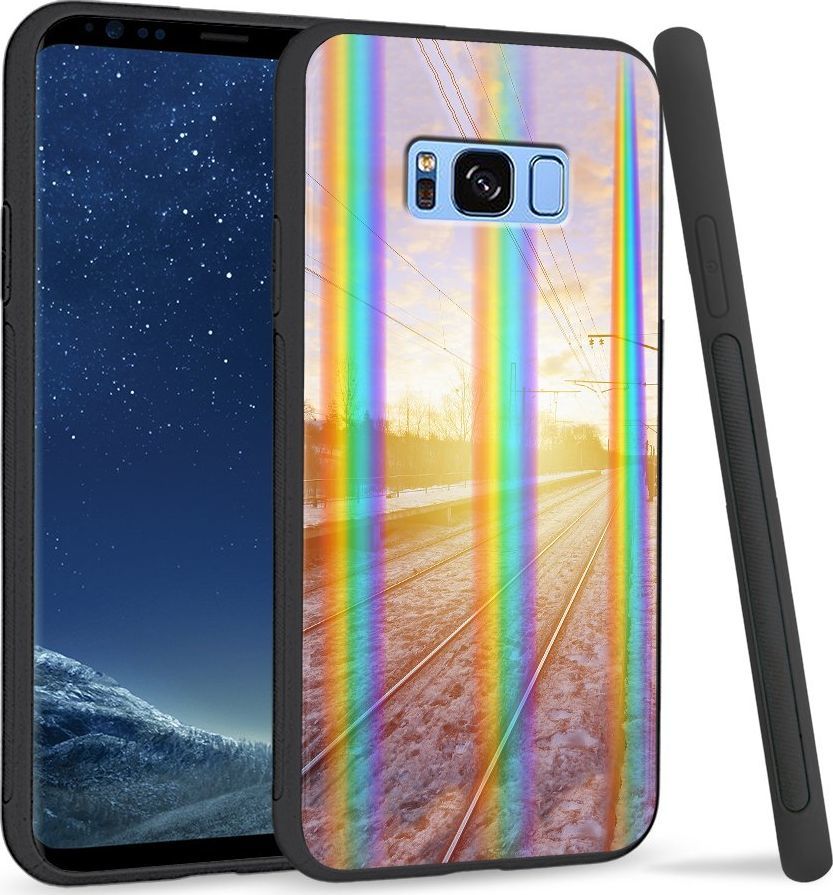 Super Fashion Etui Rainbow Series na Samsung S8 Plus Wschód słońca 1
