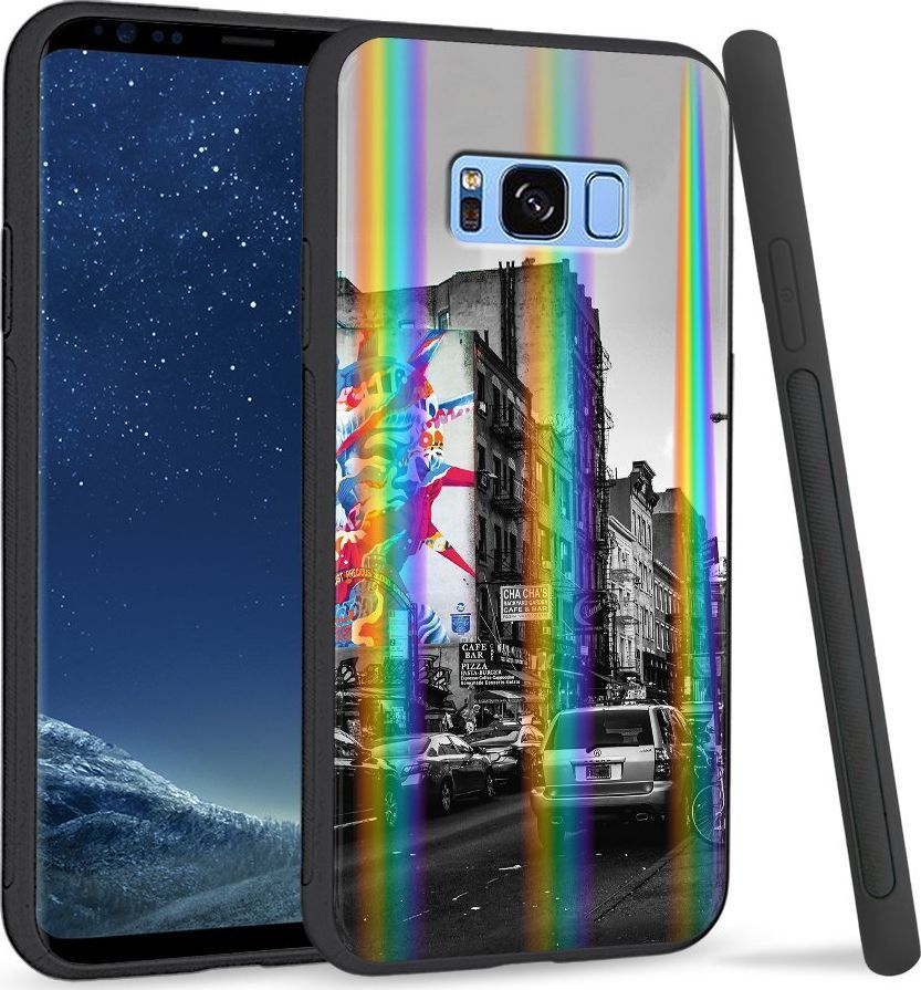 Super Fashion Etui Rainbow Series na Samsung S8 Plus Miasto 1