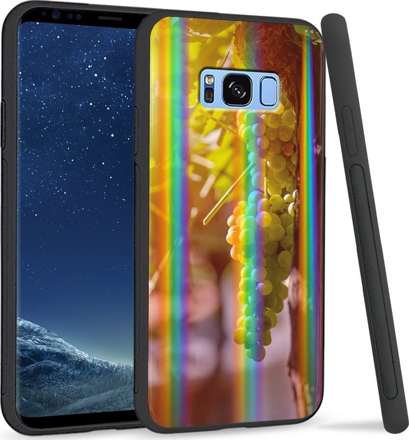 Super Fashion Etui Rainbow Series na Samsung S8 Plus Kiść winogron 1
