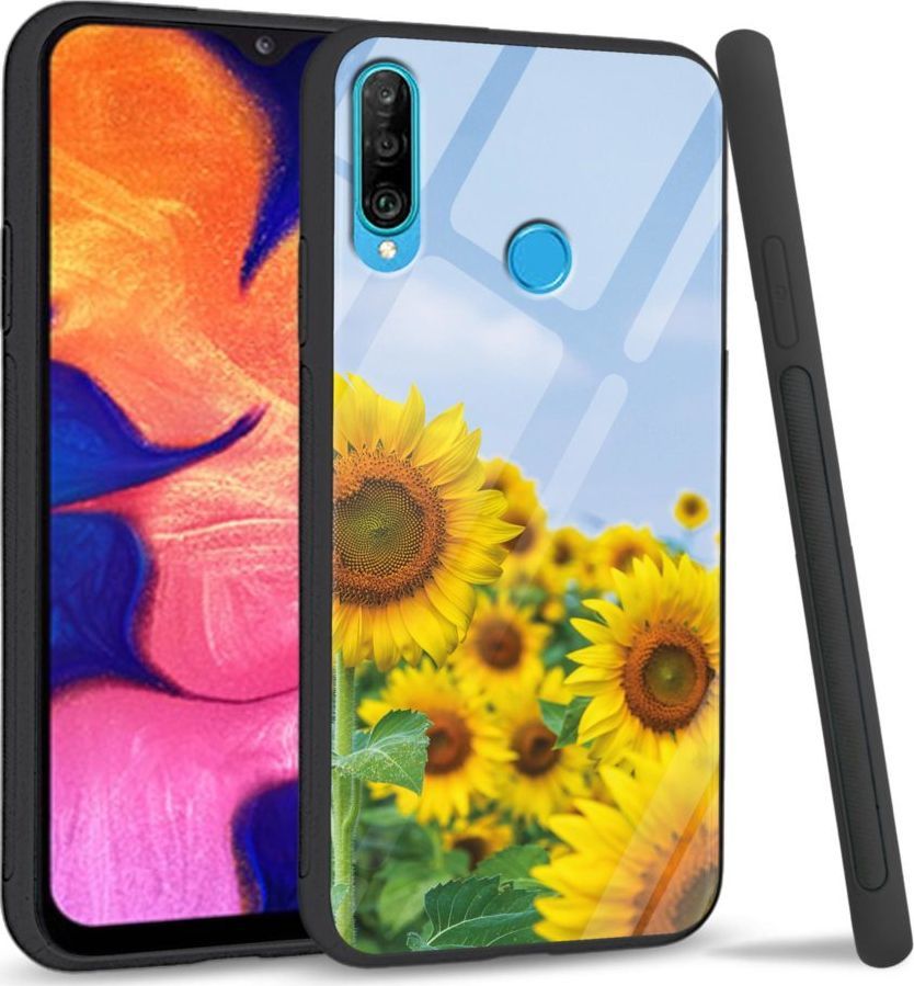 Super Fashion Etui na telefon Huawei P30 Lite Premium Case Sunflowers 1