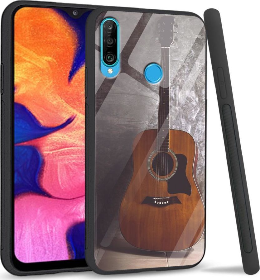 Super Fashion Etui na telefon Huawei P30 Lite Premium Case Guitar 1