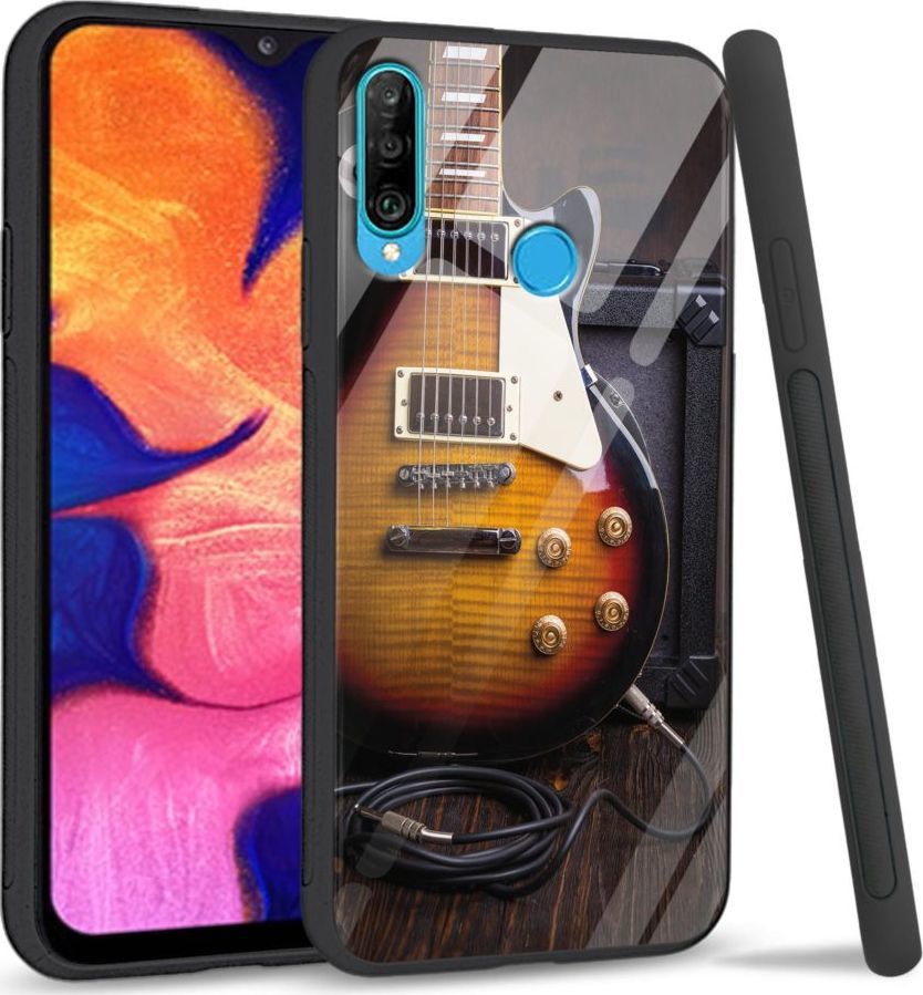 Super Fashion Etui na telefon Huawei P30 Lite Premium Case Electric Guitar 1