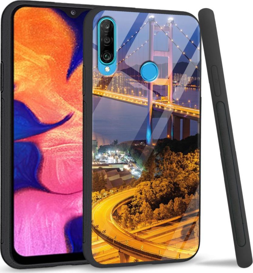 Super Fashion Etui na telefon Huawei P30 Lite Premium Case Bridges 1