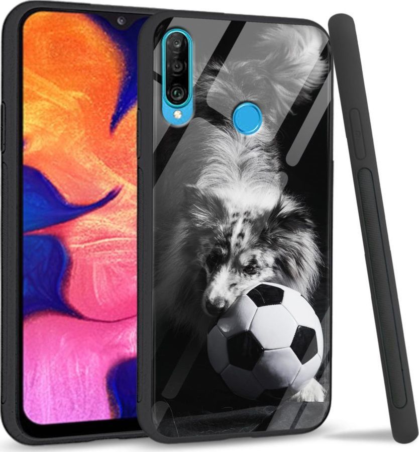 Super Fashion Etui na telefon Huawei P30 Lite Premium Case Dog with ball 1