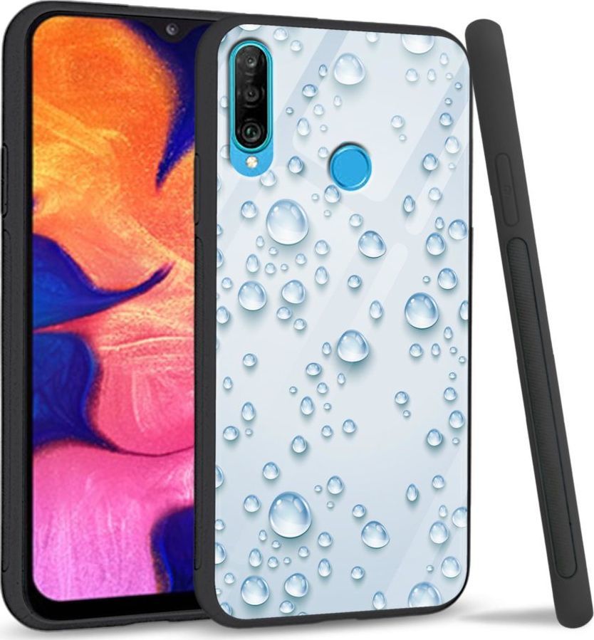 Super Fashion Etui na telefon Huawei P30 Lite Premium Case Droplets 1