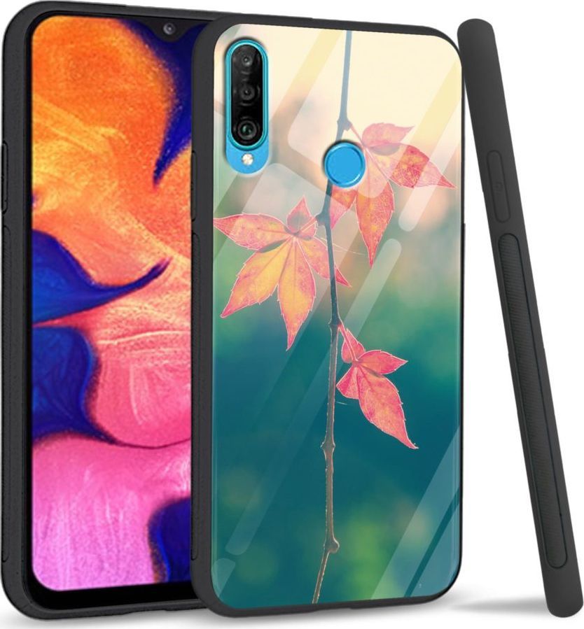 Super Fashion Etui na telefon Huawei P30 Lite Premium Case Autumn Leaves 1