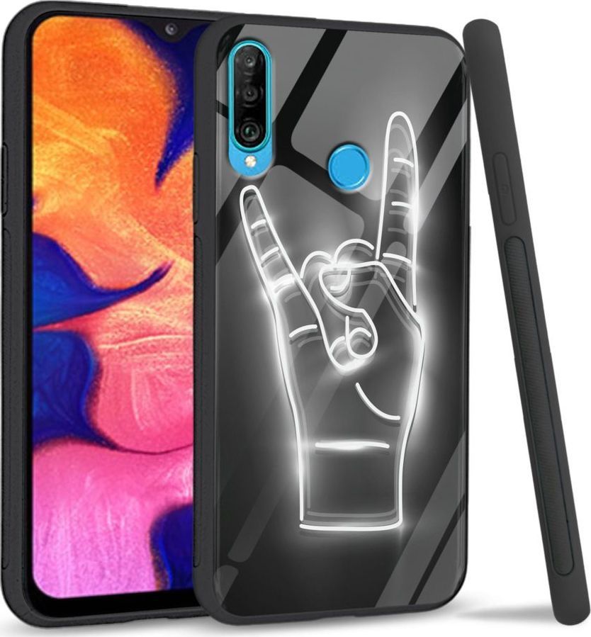 Super Fashion Etui na telefon Huawei P30 Lite Premium Case We Rock 1