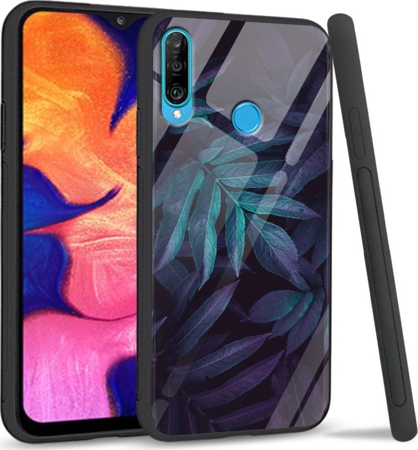 Super Fashion Etui na telefon Huawei P30 Lite Premium Case Night leaves 1
