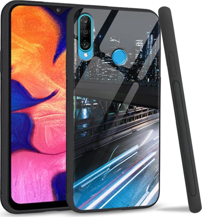 Super Fashion Etui na telefon Huawei P30 Lite Premium Case Cityscape 1