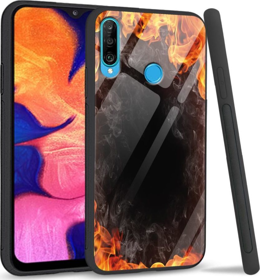 Super Fashion Etui na telefon Huawei P30 Lite Premium Case Hot Fire 1