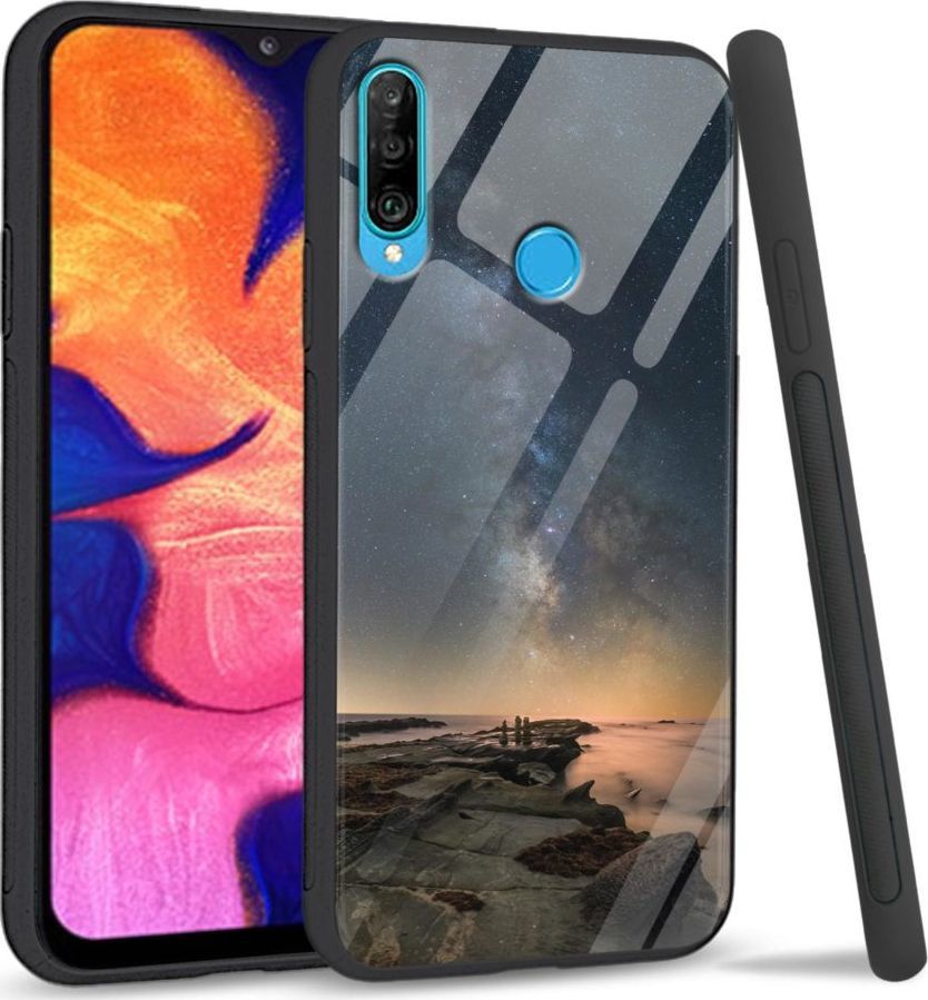 Super Fashion Etui na telefon Huawei P30 Lite Premium Case Stary night rocks 1