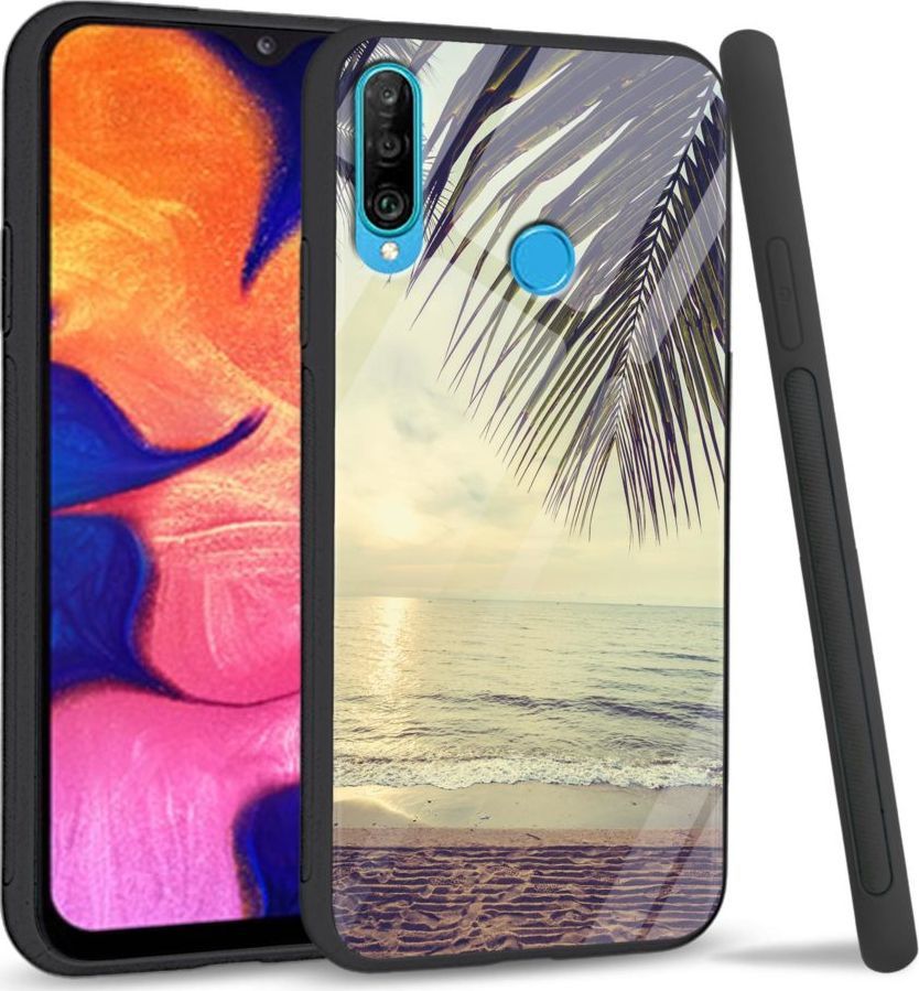 Super Fashion Etui na telefon Huawei P30 Lite Premium Case Beach side 1