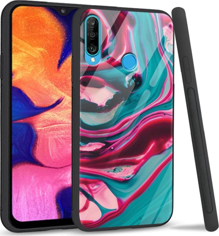 Super Fashion Etui na telefon Huawei P30 Lite Premium Case Water color abstract 1